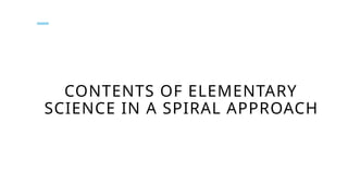 teaching science in the intermediate grades | PPTX