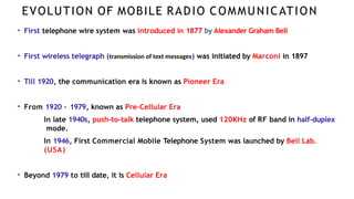 First Phone Mode wireless communication chapterr 1 part 1 | PPTX