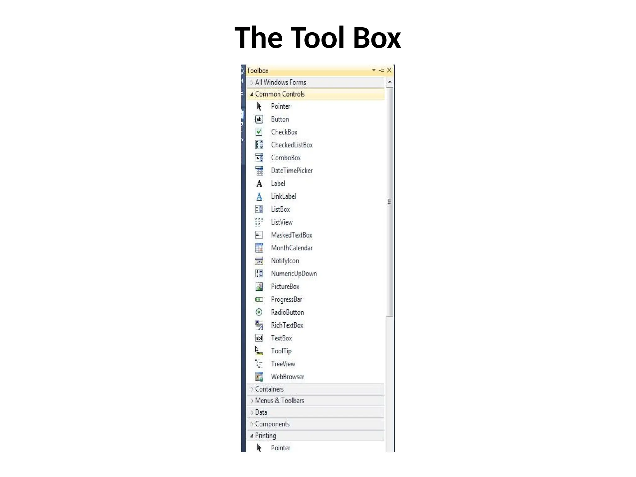 The Tool Box
 
