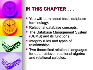 Database System Concept : A Reltional Approach | PPT