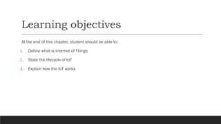 Introduction to IoT Data Analytics Chapter 1 | PDF