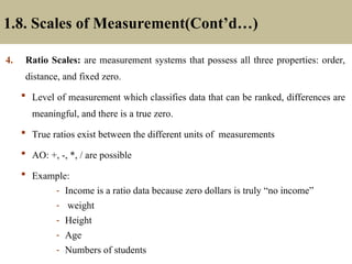 Number Scale Example chapter one: introduction to basic statistics | PPT