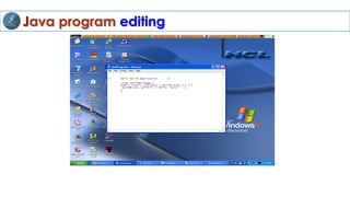 Java program editing
 