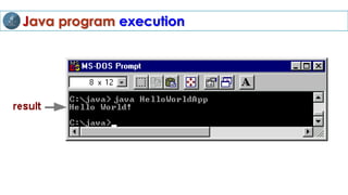 Java program execution
 