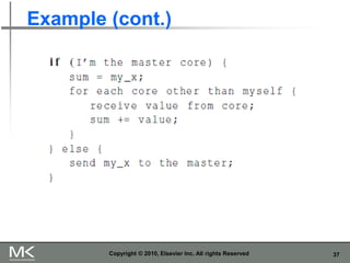 37
Example (cont.)
Copyright © 2010, Elsevier Inc. All rights Reserved
 