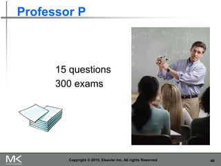 46
Professor P
Copyright © 2010, Elsevier Inc. All rights Reserved
15 questions
300 exams
 