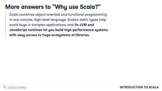Introduction to scala programming language | PDF