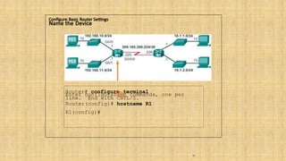 Sop For Router Chapter 1- Routing protocols are rules and procedures routers use to ...
