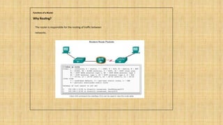 Chapter 1- Routing protocols are rules and procedures routers use to ...