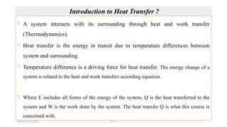 Comprehensive Introduction to Heat Transfer Principles and Applications ...