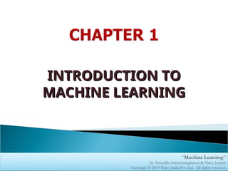 01 introduction machine learning Images High Quality... Chapter 1 introduction to machine learning.ppt