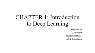 Comprehensive Introduction to Deep Learning and Machine Learning ...
