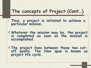 Comprehensive Guide to Project Concepts, Planning, and Analysis | PPT