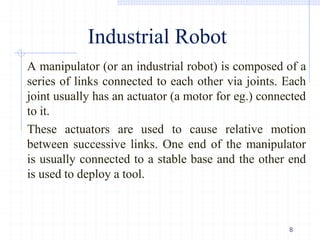 Chapter 1. Fundamentals of Robotics Introduction of Robotics | PDF