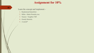 week 10 randomized algorithms - week 10: randomized... Comprehensive Study of Heuristic and Randomized Algorithms in Advanced ...