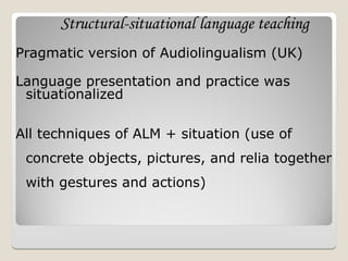 Comprehensive Overview of Language Teaching Methods from 1850s to 2000s ...