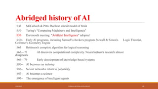 First Ai Program Checkers Comprehensive Introduction to Artificial Intelligence Concepts and ...
