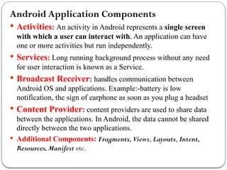 Comprehensive Introduction to Android Mobile Programming and ...