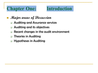 Comprehensive Overview of Advanced Auditing and Assurance Services | PDF