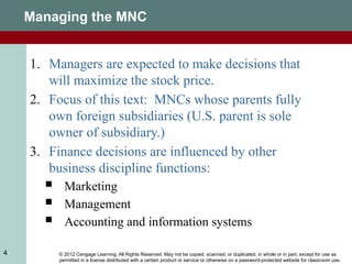 Comprehensive Overview of International Financial Management and ...