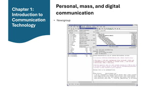 Comprehensive Introduction to Communication Technology and Systems | PDF
