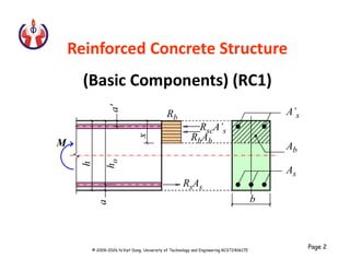 For Rcc Structural Designing Basic Quations Comprehensive Introduction to Reinforced Concrete Structures Design and ...