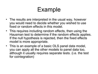 Comprehensive Guide to Panel Data Analysis: Fixed vs Random Effects and ...