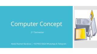 Comprehensive Overview of Computer Concepts and Generations | PPTX