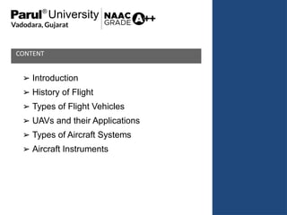 Comprehensive Overview of Aerodynamics and Flight History with UAV ...