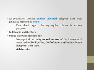 Freshman Course History Chapter One History of Ethiopia and the horn Chapter 1-3 (1) for Ethiopian freshman ...