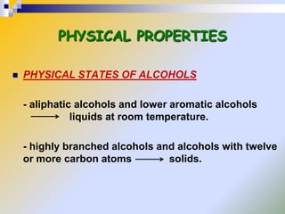 Chapter 1 alcohols Slide 25