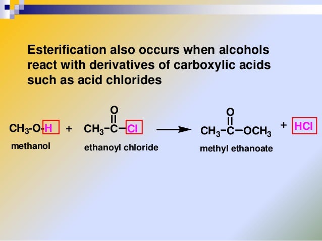 Chapter 1 alcohols