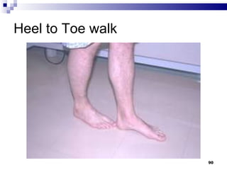 Heel to Toe walk 