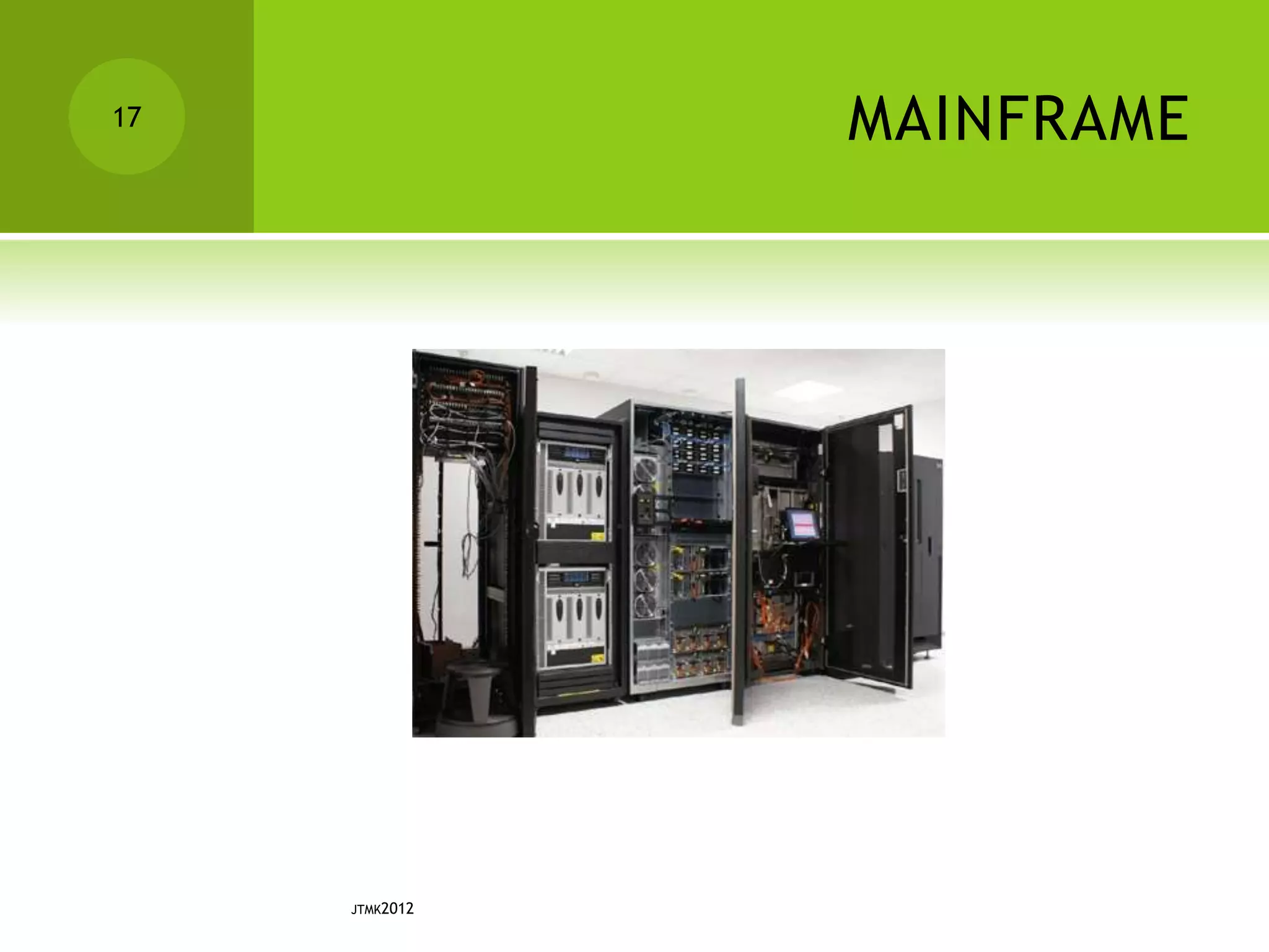 MAINFRAME
JTMK2012
17
 