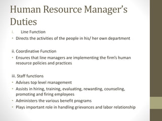 Introduction To Human Resource Management (Hrm)