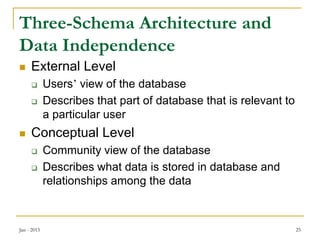 Comprehensive Overview of Database System Concepts and Architecture | PDF