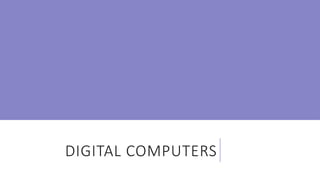 Comprehensive Introduction to Digital Logic Circuits and Computer ...