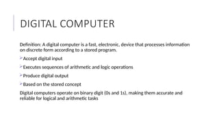 Comprehensive Introduction to Digital Logic Circuits and Computer ...