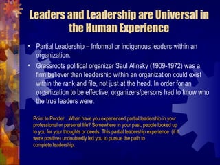 Chapter 1- The Art of Educational Leadership by Dr. Fenwick W. English, Presented by Dr. William Allan Kritsonis