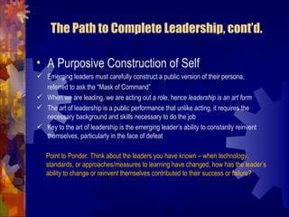 Chapter 1- The Art of Educational Leadership by Dr. Fenwick W. English, Presented by Dr. William Allan Kritsonis
