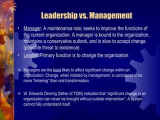 Chapter 1- The Art of Educational Leadership by Dr. Fenwick W. English, Presented by Dr. William Allan Kritsonis