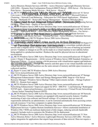 Chapter 1 exam 70-640 windows server 2008 active directory, config… | PDF