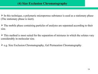 Chapter 1 general chromatography | PPT