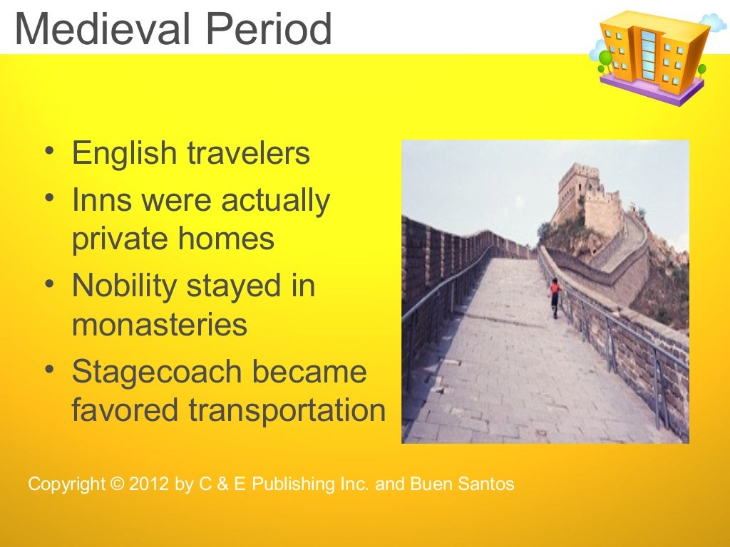 Chapter 1 history of lodging industry