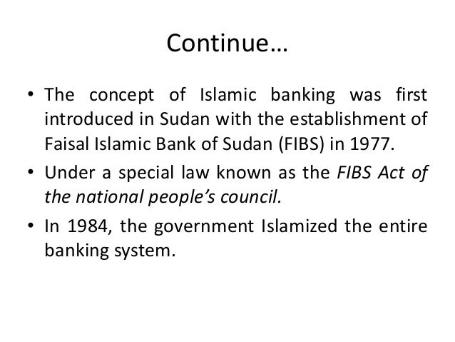 The History Of Islamic Bank Chap 1 Islamic Banking