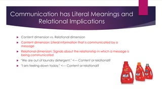 Relational Signals Chapter 1 - Interpersonal Communication | PPTX