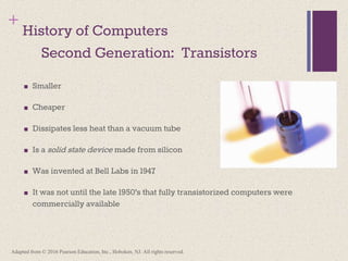 Transistor Computer History Chapter 1 - Introduction.pptx.pptx