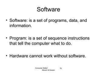 Computer Skill Introduction Chapter 1- Introduction to Computer Skills.ppt