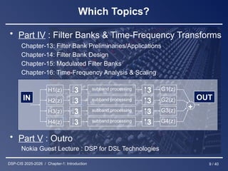 digital signal processing chapter one of sixteen | PPTX
