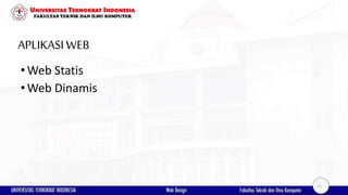 APLIKASIWEB
•Web Statis
•Web Dinamis
11
 